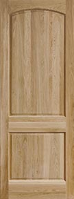 rossette riftsawn white oak door
